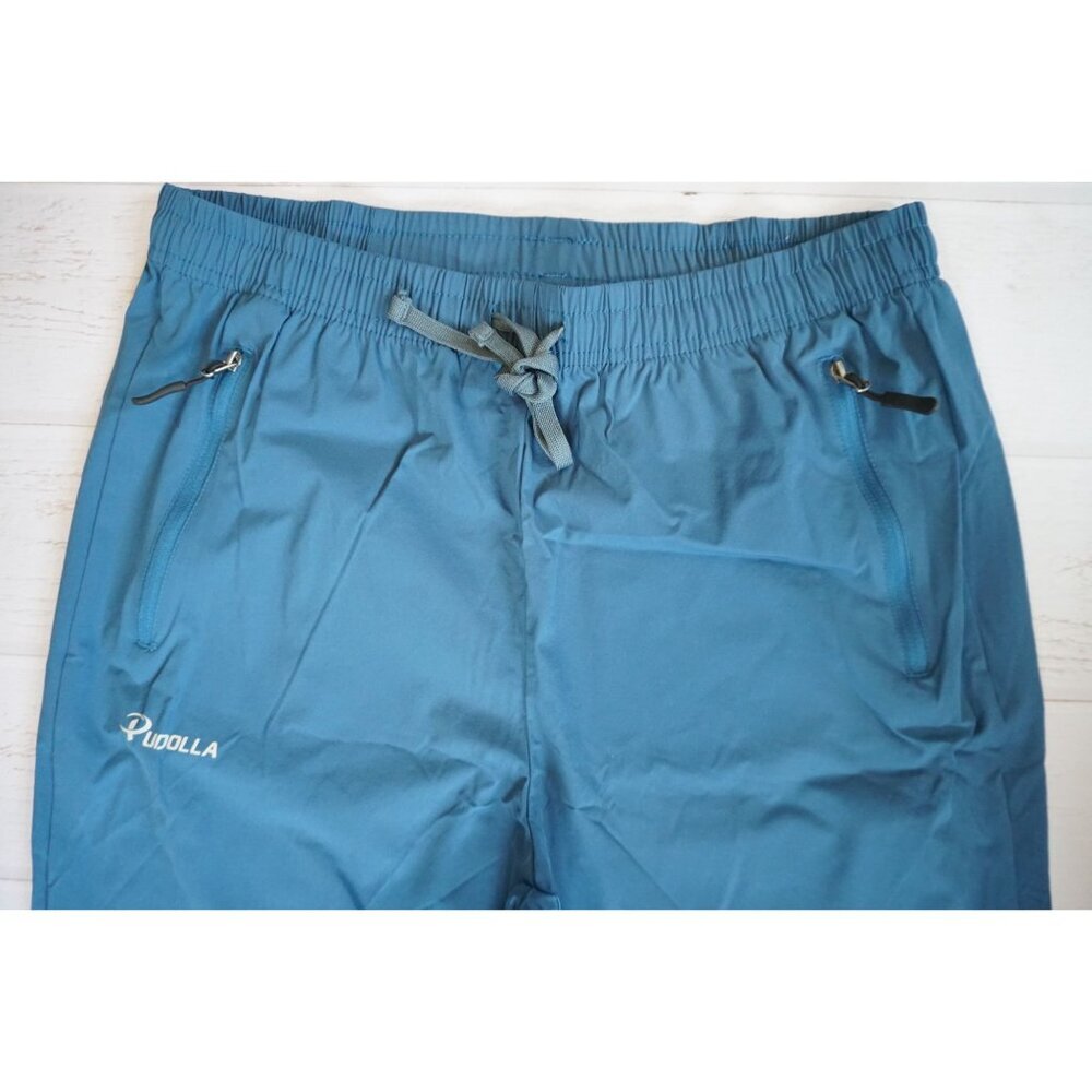 Pudolla Men’s Athletic Jogger Pants Lightweight Quick-Dry - Size M - Picture 4 of 10